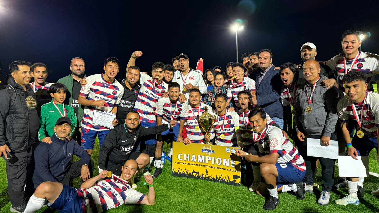 NRNA Cup 2025 Champions — Eintracht Nepali e.V.