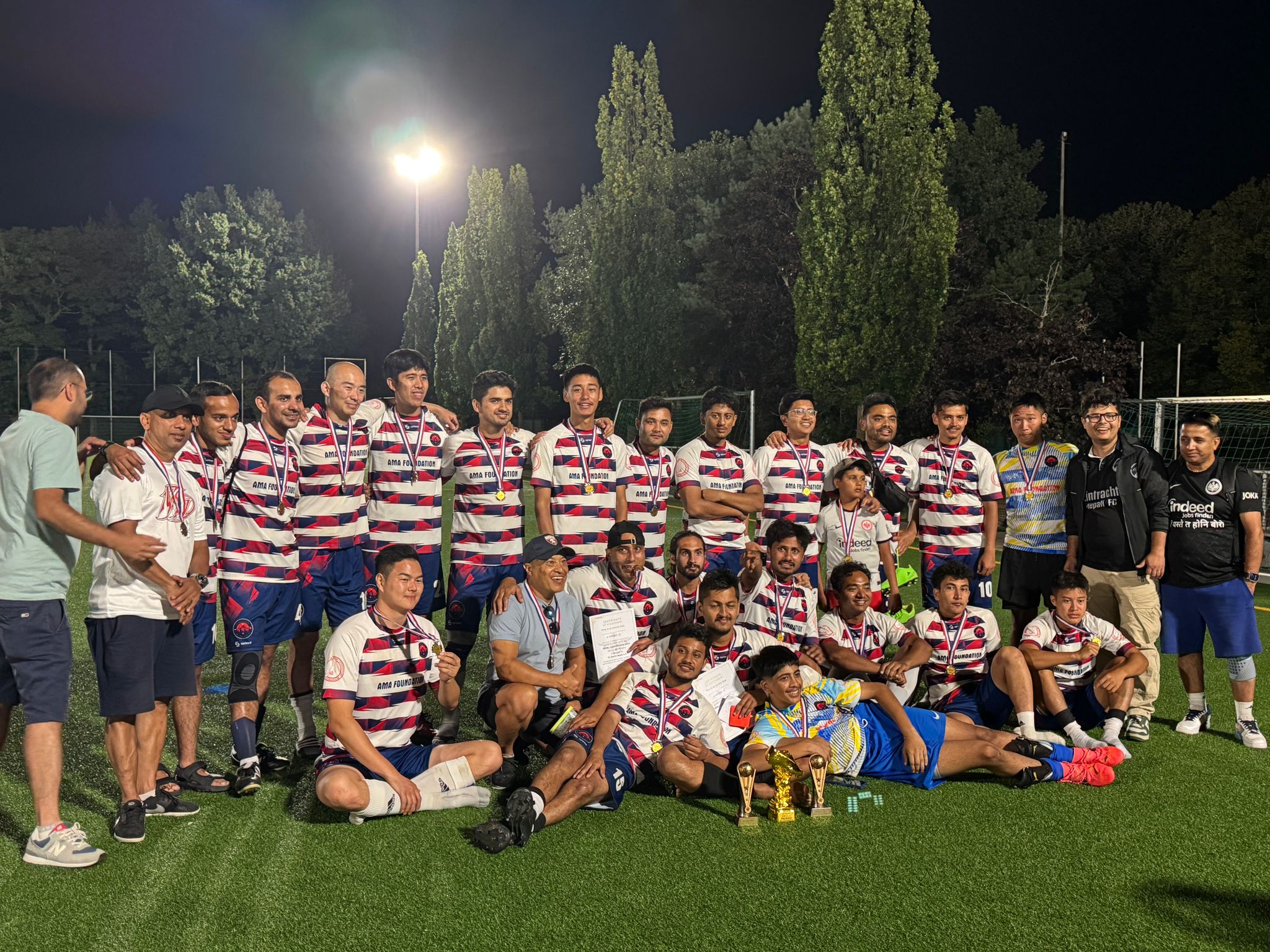 Eintracht Nepali Squad in Berlin